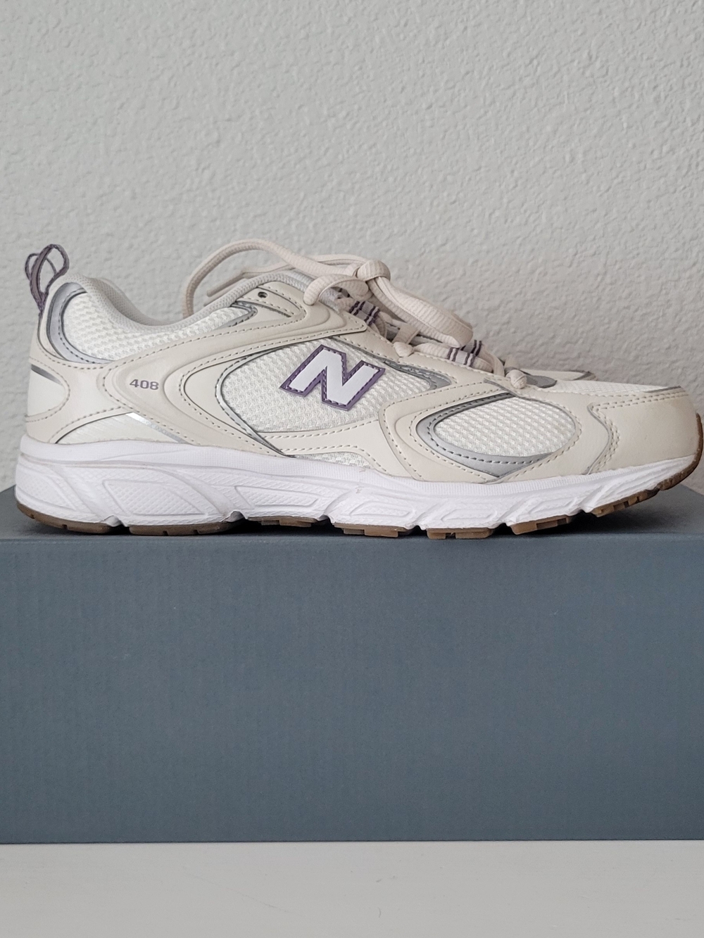 New Balance Women's Cream 408 Running Shoe